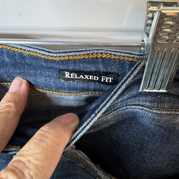 Judy Blue Jeans Sz 32 Relaxed Fit High‎ Rise Dark Wash Stretch 32x27 - Picture 6 of 16